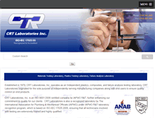 Tablet Screenshot of crtlabs.com